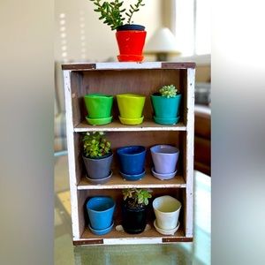 2 for 20 or 3 for 25 Little Planter Pots Spring Succulents or Seeds NWT